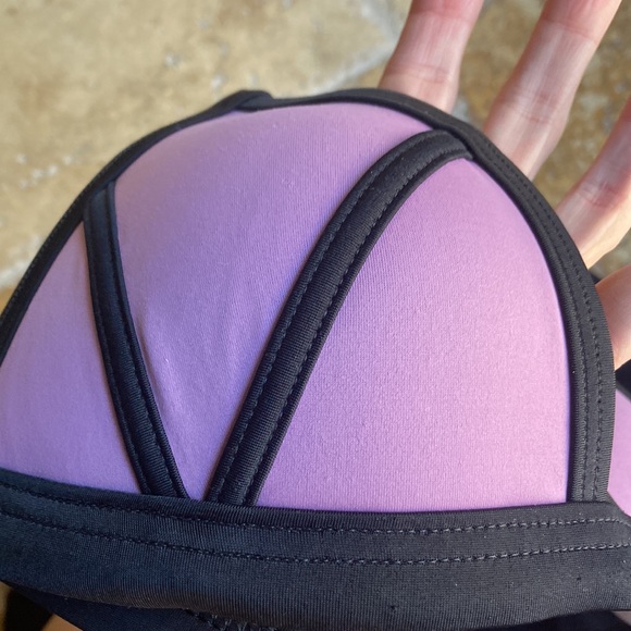 Body glove size small swim skirt and bikini top lavender black nwt - Picture 9 of 9